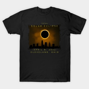 2024 Total Solar Eclipse In Cleveland T-Shirt